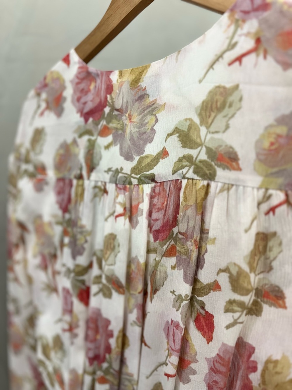 The Kooples Floral English Roses Ruffle Maxi Dress - Picture 6 of 16